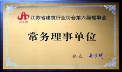 江苏省建筑行业协会常务理事单位